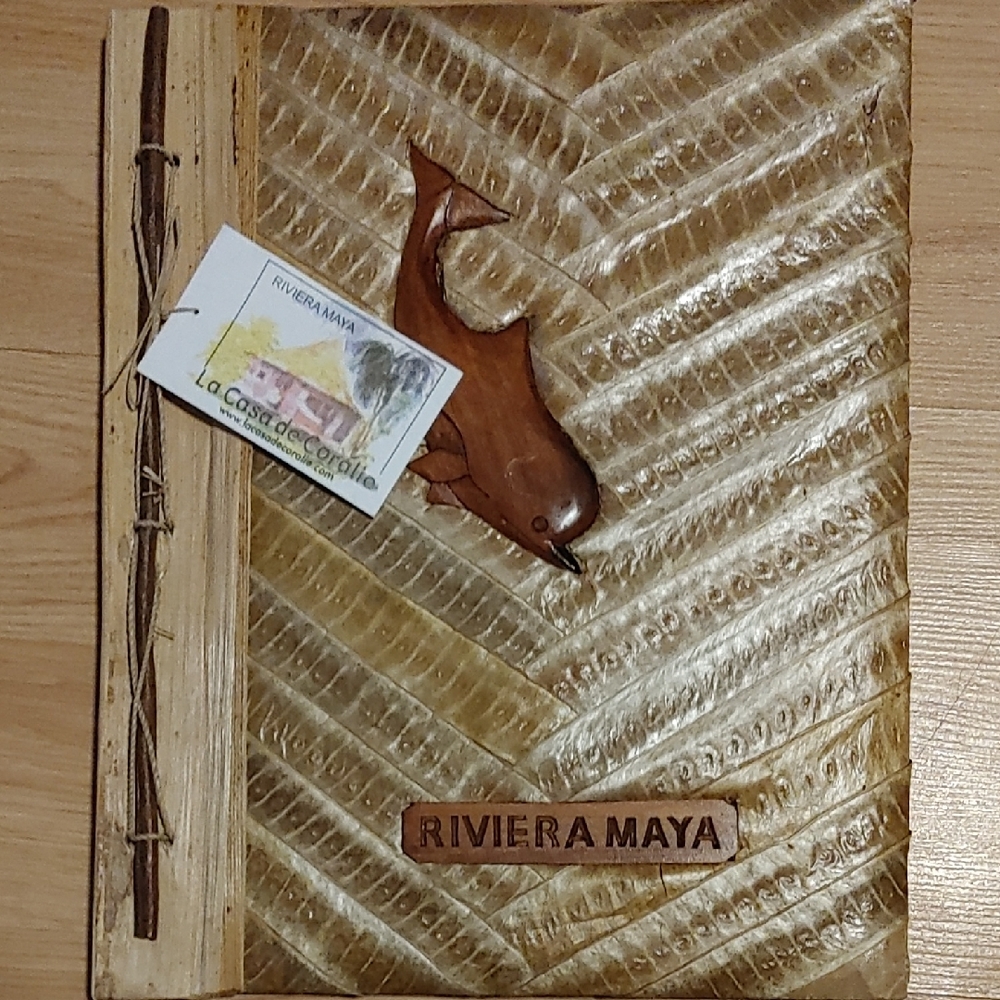Riviera Maya Beige Dolphin  Leaf Album